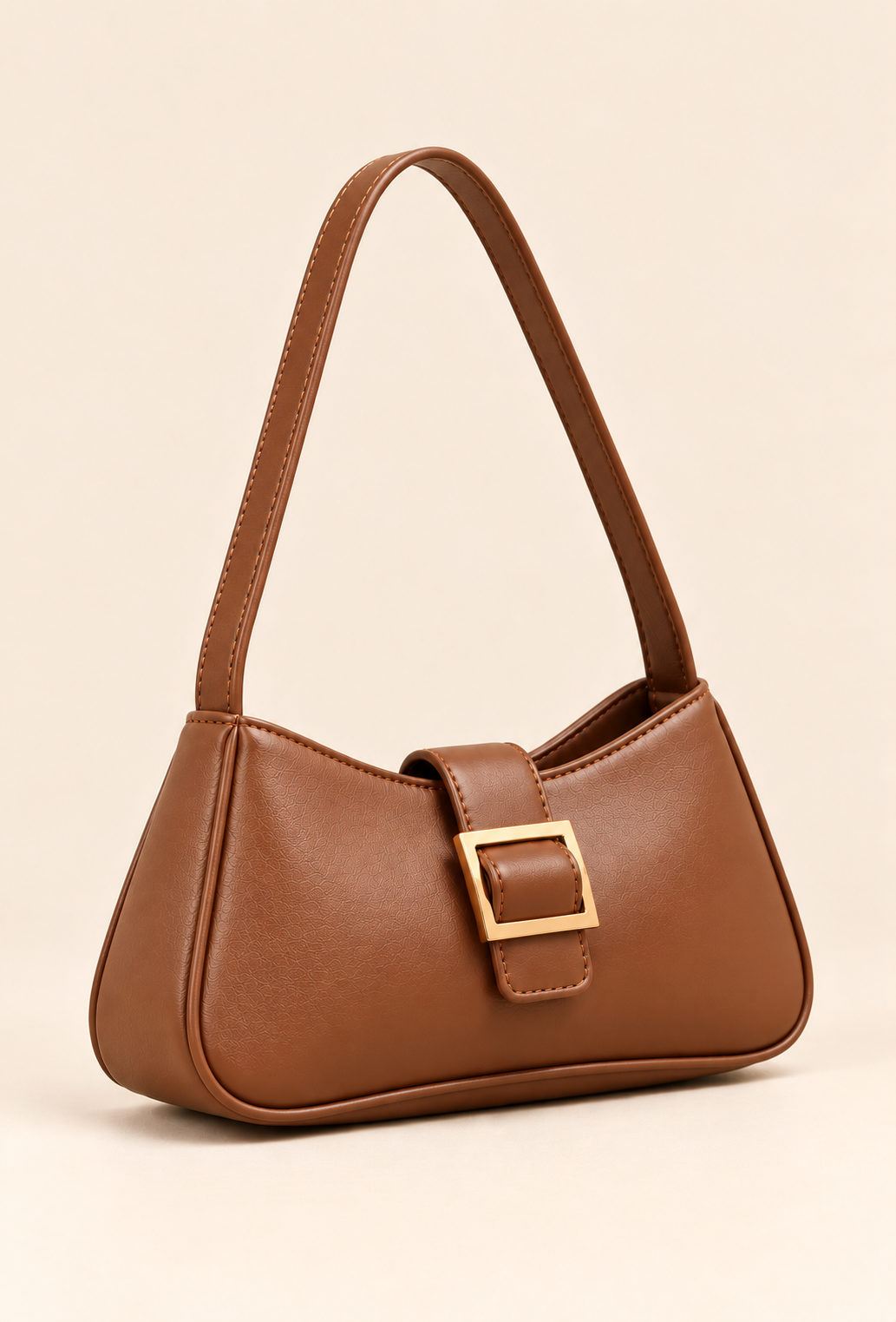 Square Buckle Shoulder Bag — Women's Shoulder Bag