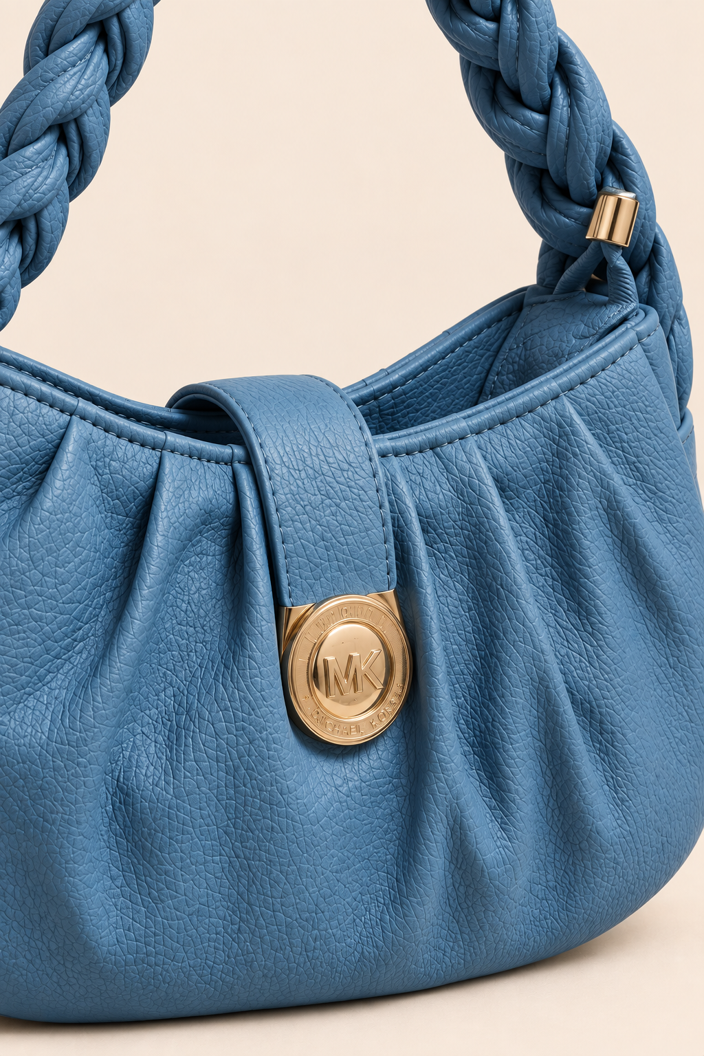 Braided Hobo Shoulder Bag – Royal Blue