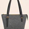 Timeless Everyday Shoulder Tote — Black