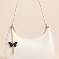 Butterfly Charm Hobo Shoulder Bag