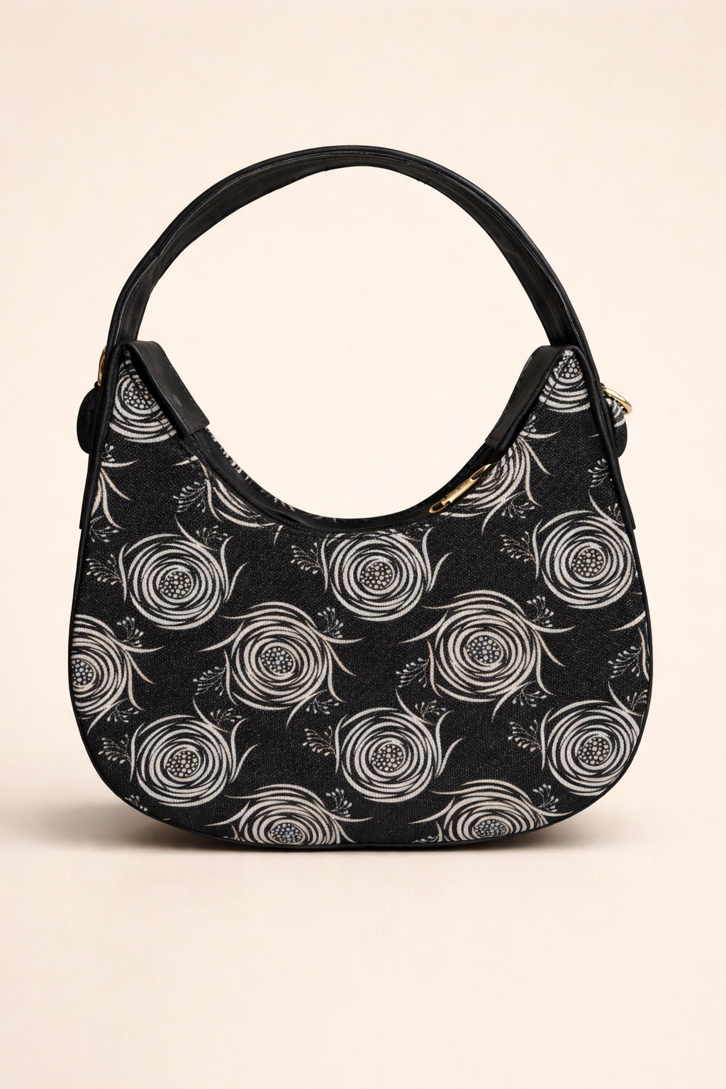 Title Shoulder Bag Monogram Print Dark Brown Premium Collection