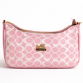 Shoulder Bag Monogram Print Dark Brown Premium Collection