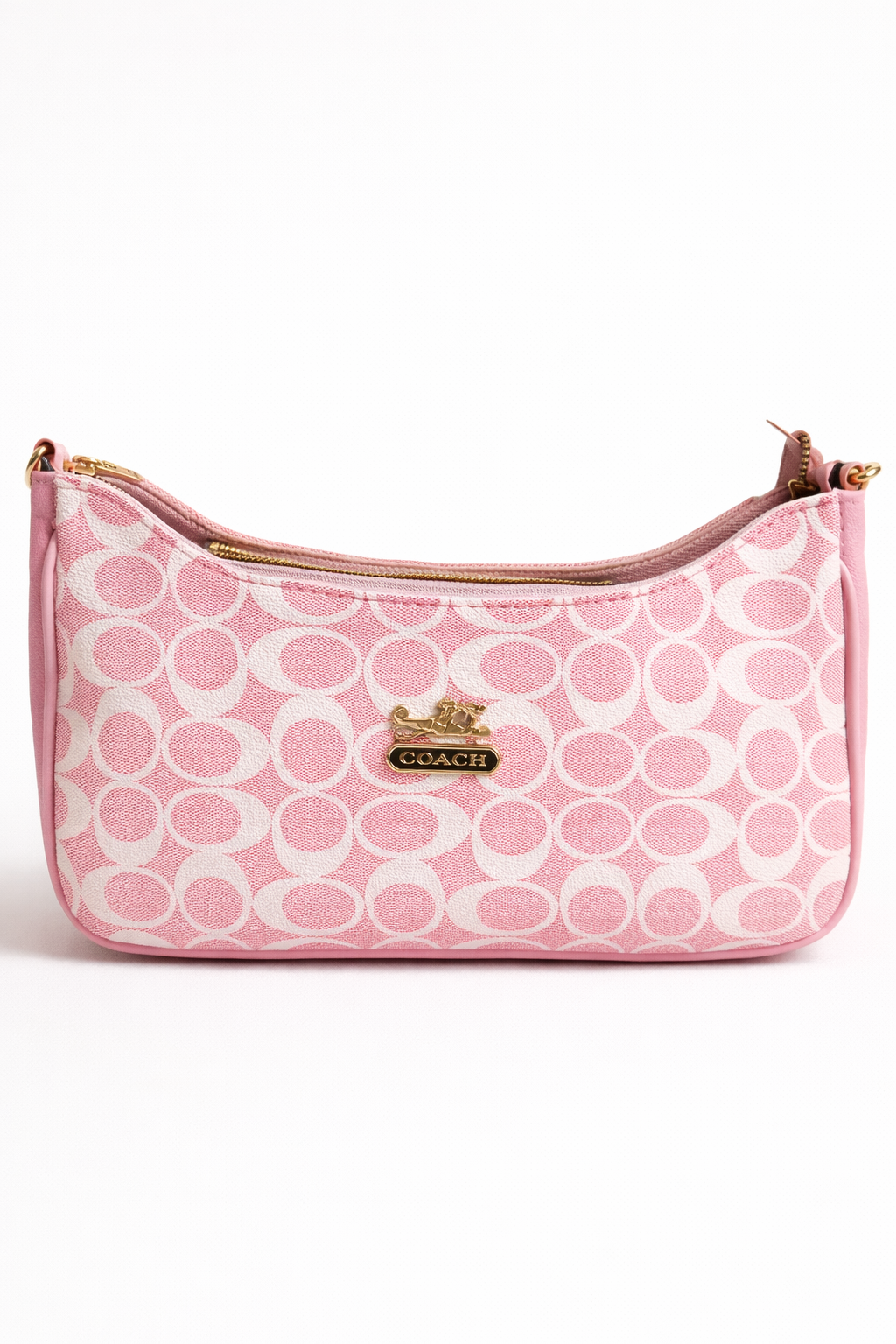 Shoulder Bag Monogram Print Dark Brown Premium Collection
