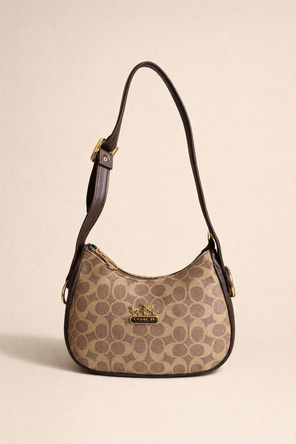 Classic brown shoulder bag for daily use.